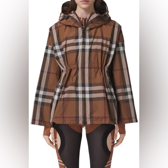 Burberry check rain jacket - Picture 1 of 4